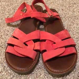 TOMS Red Sandals